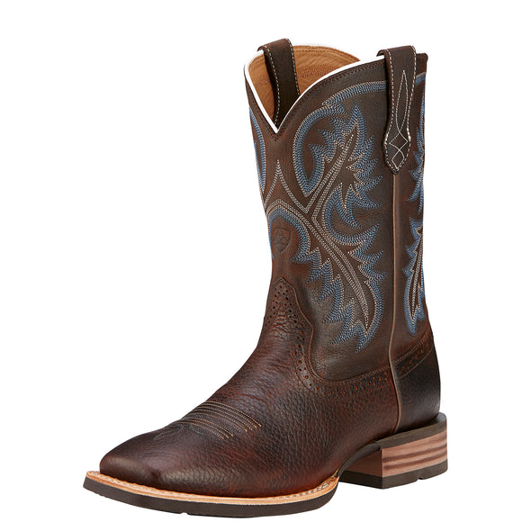 Men's Quickdraw Western Boots in Brown Oiled Rowdy 10006714 Ariat