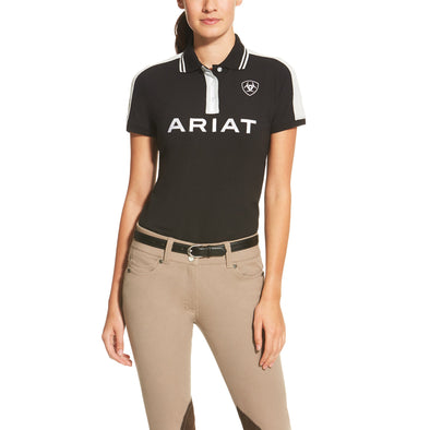 Ariat Women's New Team Polo 2.0 Black 10034418